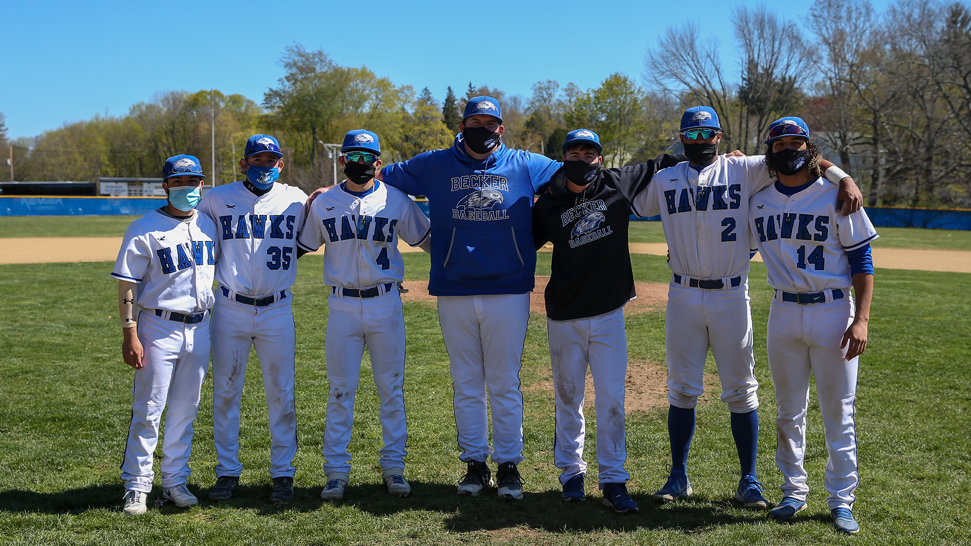 Hawks Baseball Drops Two Games on Senior Day to NEC